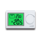 Heating / Cooling Digital Wired Thermostat Non Programmable With Backlight S2401