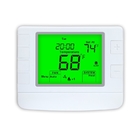 IP20 Wired Room Home Heat Pump Thermostat ABS 2 Heat 1 Cool