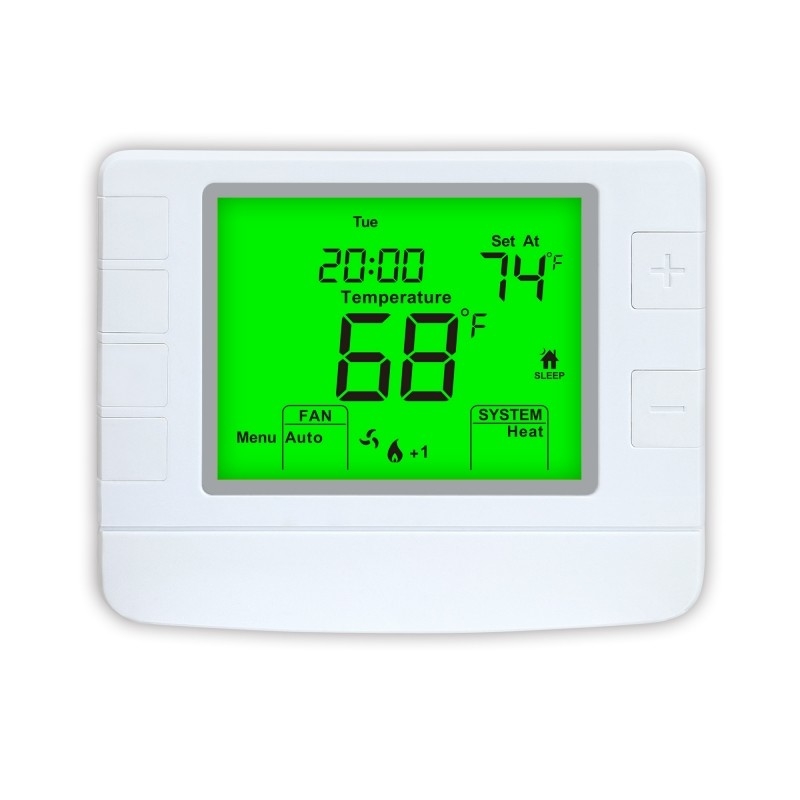 ABS 24V Wired Home Heat Pump Thermostat  IP20 Non Programmable