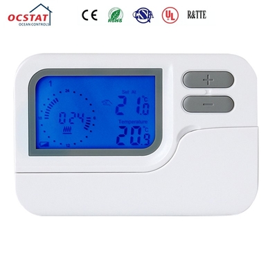 230VAC 7 Day Programmable Digital Floor Heating Room Riseem Thermostat with HEAT/COOL Switch