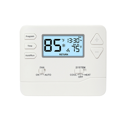 Smart HVAC Thermostat with 24VAC or Battery Power and ±1℉ Accuracy