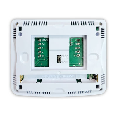 White Digital Room Thermostat with LCD Display