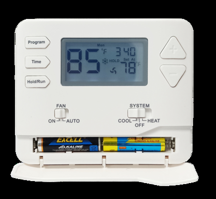 High Accuracy HVAC Temperature Controller with Display Accuracy ±1℉ under 68℉ Voice Control Google Assistant