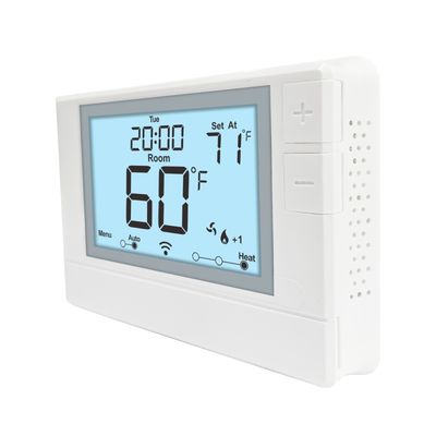 Coiiwsei White Backlight Non Programmable Thermostat for OEM/ODM and 2 Heat/1 Cool Stages