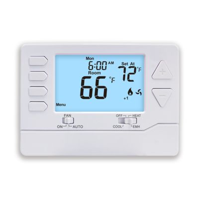 5.65 Sq.in. Display Size Non Programmable Heat Pump Thermostat for COOL System Operation Mode Energy Saving Solution