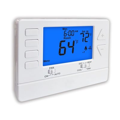 Riseem 5.43" W X 3.85" H X 1.14" D Industrial Air Source Heat Pump Non-programmable Thermostats for Temperature Control