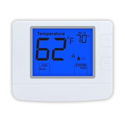 Riseem Blue Backlight Electronic Room Thermostats for Non-programmable Temperature Control and Energy Efficiency