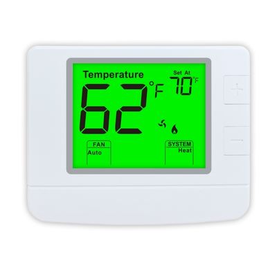 Riseem High Accuracy Wired Room Thermostat ±1C ON Fan Operation Mode 4.72" W X 3.85" H X 1.02" D Physical Dimensions