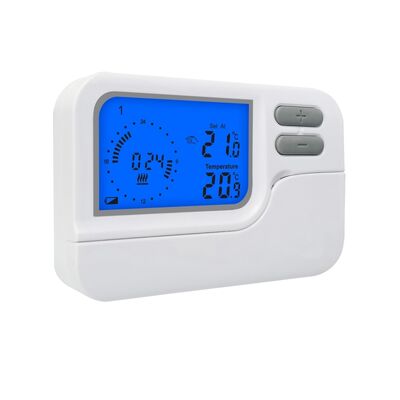 230V RF Thermostat Programmable Thermostat Durable Anti-flammable PC ABS Housing Designed for HVAC System Integration