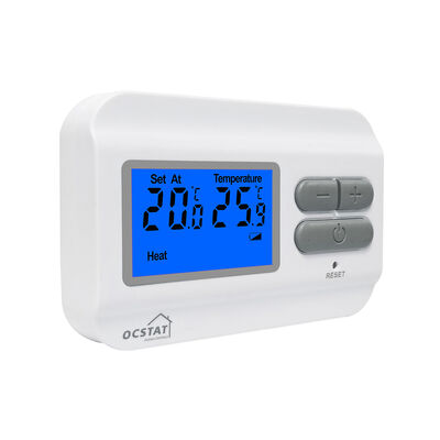 Thermostat 2x AAA 1.5V Lithium Battery Wireless Room Boiler Thermostat Non Programmable Transmission Distance Approx 100m Open Terrain Ideal For Commercial