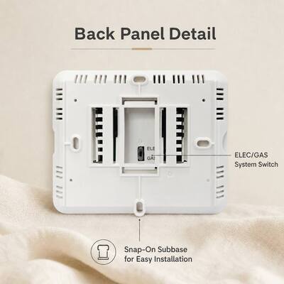 Miuputake 7 Day Programming Electronic Room Thermostat for Energy-Saving Temperature Management