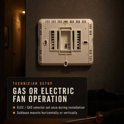 Large LCD Compressor Delay Protection 5 Minutes 1 Heat 1 Cool Wired 7 Day Air Conditioning Hotel Home HVAC Temperature Controller  for Apartment