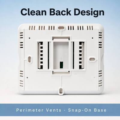 24V or Battery-operated Heat Pump 7 Day 2 Heat 2 Cool Touch Screen LCD Thermostat for Hotel and Apartment HVAC System