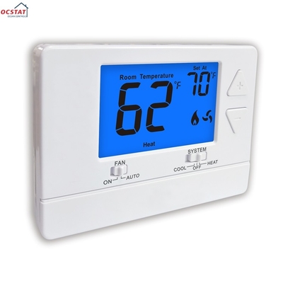 Riseem ABS LCD Display Air Conditioner Thermostat for HVAC Room 24V 60Hz