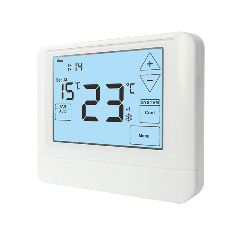 High Accuracy Digital HVAC Thermostat with Flame Retardance ABS and Display Accuracy ±1℉