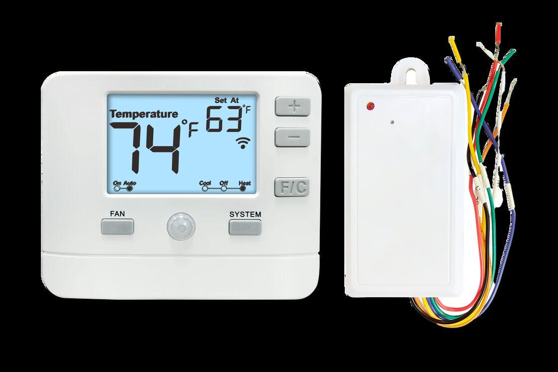 Display Size 403 Sqin 2604mm2 Air Conditioning PTAC RF Thermostat System with Energy Saving Mode Infrared Human Sensor Offering Temperature Control