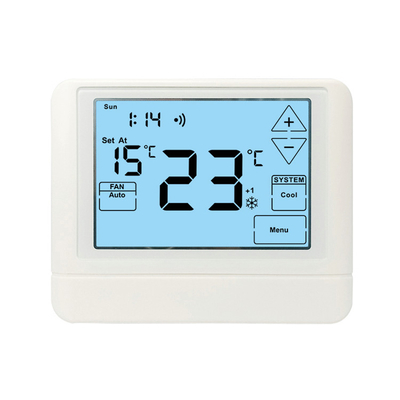 Riseem Wifi 24V drahtloser Raumthermostat wöchentlich programmierbarer ABS-Klimaanlage TUYA Thermostate