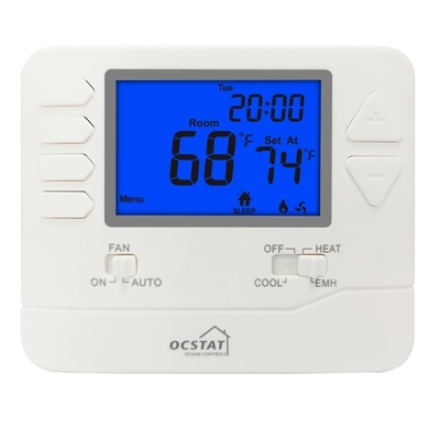 Riseem 2 Heizung und 1 Kühlung Digitaler Temperaturregler Klimaanlage Raumthermostat