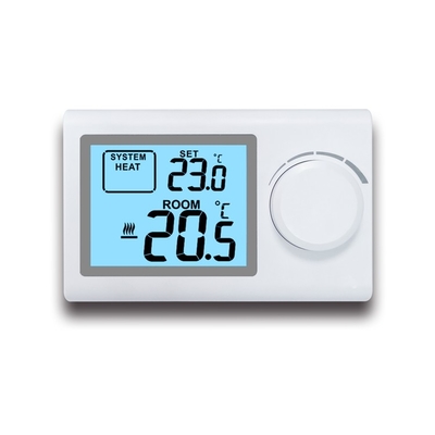 Riseem ROHS Nichtprogrammierbarer Thermostat / Großer Knopf ABS 230V Drahtverhälter Raumthermostat für den Boden