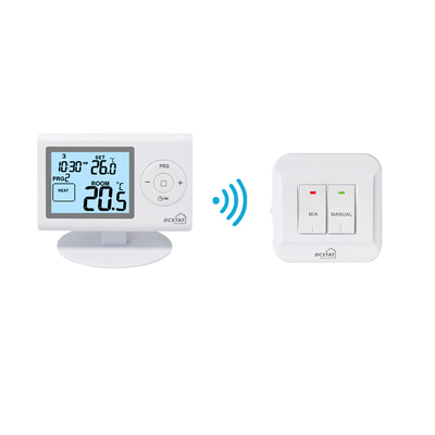 Wandmontage wöchentlicher programmierbarer drahtloser Thermostat zur Heizung