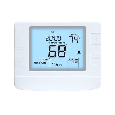 Riseem Wärmepumpe Menü Programmierbarer HVAC-Thermostat, Klimaanlage Temperaturregler Raumthermostat