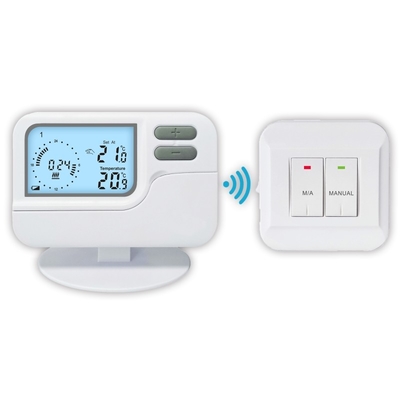 Riseem 7 Tage Programmierbare Heizung und Kühlung LCD-Displayraumthermostat mit Wireless