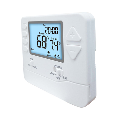 Riseem Weiß Elektro- oder Gasheizraum, der konfigurierbar ist, Thermostat-Menü, programmierbar