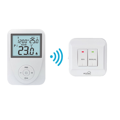 Riseem 868 MHz Fernbedienung Programmierbarer Raumthermostat zur Temperaturkontrolle