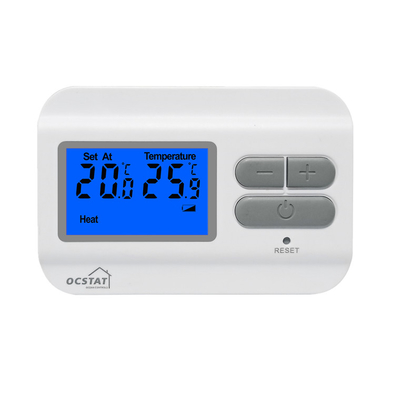 Riseem Digital Household DC 230V ABS Elektronische LCD-Anzeige Heizungssteuerraum Nicht programmierbarer Thermostat