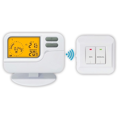 Riseem wöchentliche programmierbare Heizung und Kühlung drahtlose Raumthermostat mit LCD-Display Temperaturkontrolle