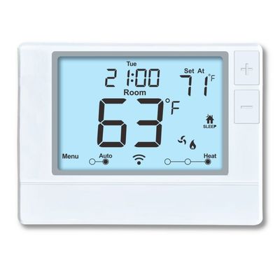 2 Heat 2 Cool  Electric Or Gas Configurable Non Programmable Thermostat RTH702