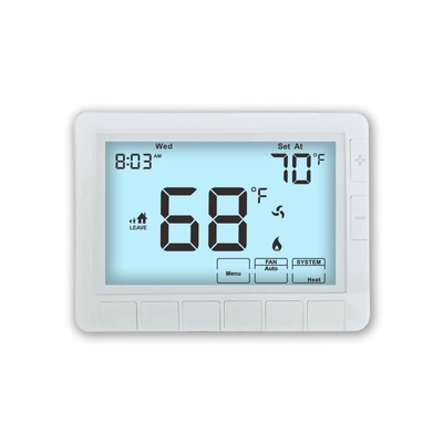 Riseem Neue Batterie Weiße 24V LCD Programmierbare Elektronische Klimaanlage 1 Hitze 1 Kühle Thermostat Für HVAC-System