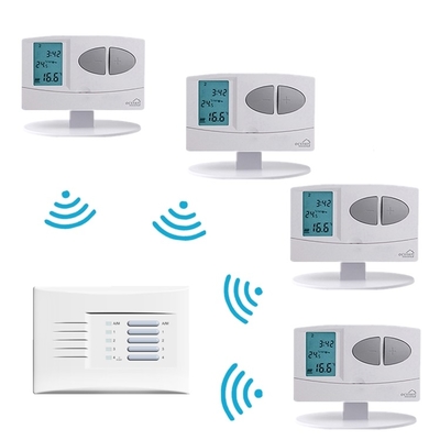 Wöchentlich programmierbares Wassereinheitern drahtloser Raumthermostat mit digitaler LCD-Anzeige