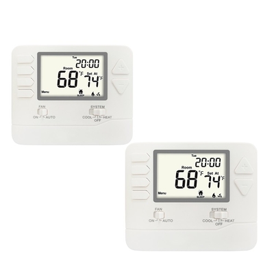 Einzelnes Stadiums-Menü-Antriebs-Gas konfigurierbarer programmierbarer Raum-Thermostat 24V Rfs