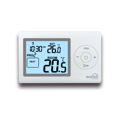 230V 7-Tage programmierbarer LCD-Kabelgebundener digitaler elektronischer Raumthermostat