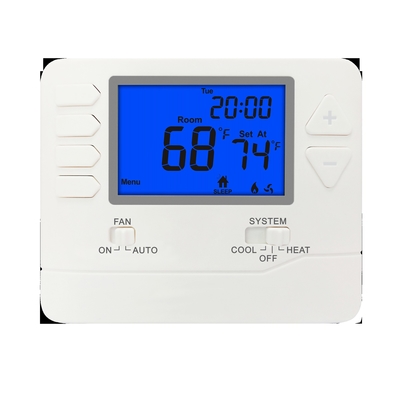 ±1C Genauigkeit Digitaler Raumthermostat mit Batterieversorgung und LCD-Display zur präzisen Temperaturanpassung