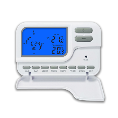 LCD-Digitalanzeige, kabelgebundener Temperaturregler für die Temperaturverwaltung von HLK-Systemen