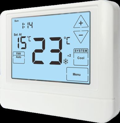Nicht programmierbarer weißer digitaler Raumthermostat für Temperaturregelungseffizienz