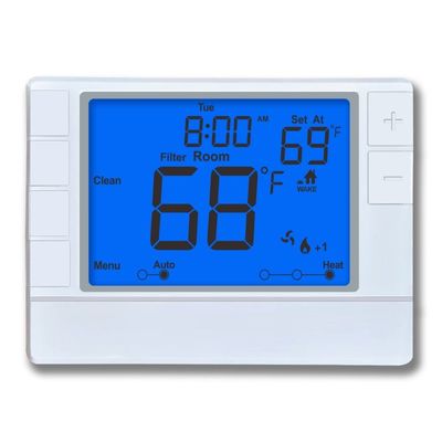 Coiiwsei Weißes Hintergrundlicht, nicht programmierbarer Thermostat für OEM/ODM und 2 Heiz-/1 Kühlstufen