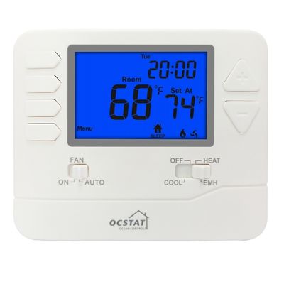 Heagstat NTC-Sensor und entzündungsfreie ABS PC 7 Tage Programmierbarer Thermostat zur Steuerung der Wärmepumpe