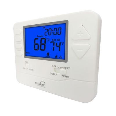 Heagstat 24V 2 Wärme 1 Kälte Einstellbares Programmierbares Heimthermostat für Wärmepumpe
