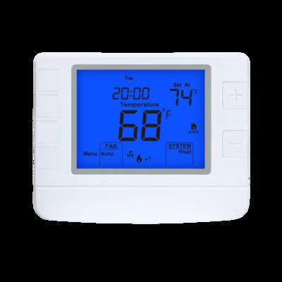 Riseem 24V Wand-/Anschlussdosen-montierbarer 2H/1C Wärmepumpenthermostat mit Zusatz-/Notheizung 4,72