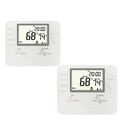 24V Stufen H C Wärmepumpe 1H 1C Wärmepumpe W O Hilfs- oder Notwärme Elektronische Raumthermostat Endbezeichnung G Anwendungsart konventionell