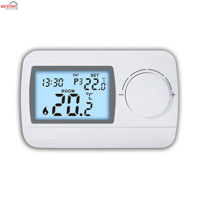 230V 7-Tage-Kesselraum-Kabelthermostat, der eine präzise Temperaturüberwachung und -regelung zur Unterstützung der Heizung im Kesselraum und zur Energieeinsparung bietet