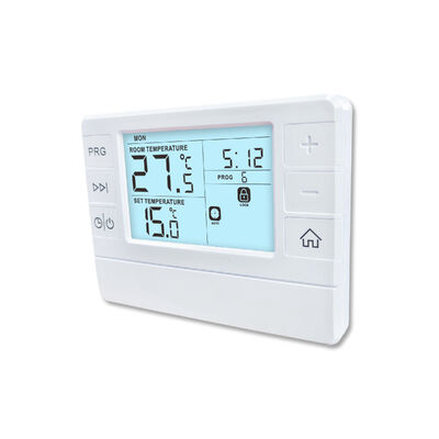 7-Tage-Programmierbarer Boiler Room Thermostat, Anzeige Temperaturbereich 0 bis 40 °C und einstellbarer Temperaturbereich 5 bis 35 °C für Heizungsmanagement