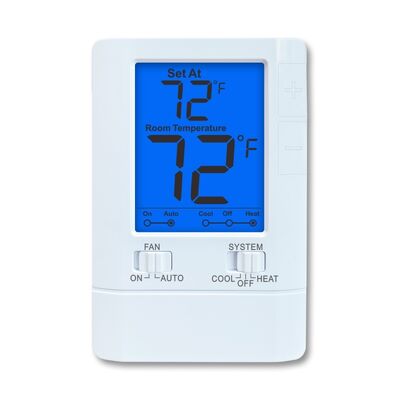 Wärme-Modus Drahtgebundener Raum 1 Wärme 1 Kälte Thermostat für PTAC-Einheiten, die 1H1C-Wärmepumpen ohne Hilfs- oder Notwärmeoptionen anbieten