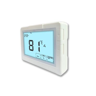 Temperaturbereiche 32°F bis 99°F Elektronischer Raumthermostat mit 818 Sqin Display Größe HVAC Thermostat ideal für kommerzielle Anwendungen