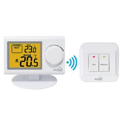 Drahtlose Betriebsfrequenz 868 MHz WLAN Smart Thermostat inklusive Empfänger 230VAC 50Hz, geeignet für Smart Home und Gebäudeautomationssysteme