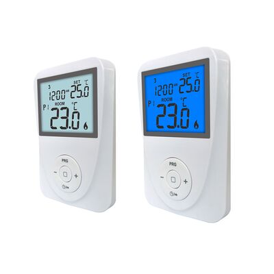 130 x 86 x 28 mm Fußbodenheizung Raum 7-Tage-Programmierbarer Thermostat für Fußbodenheizungssysteme Anzeigetemperaturenbereich 0°C 40°C in 0,1°C Schritten