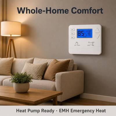 Zuverlässiger Betrieb Luftquelle Wärmepumpe Thermostat mit internem NTC-Sensor im Wärmemodus